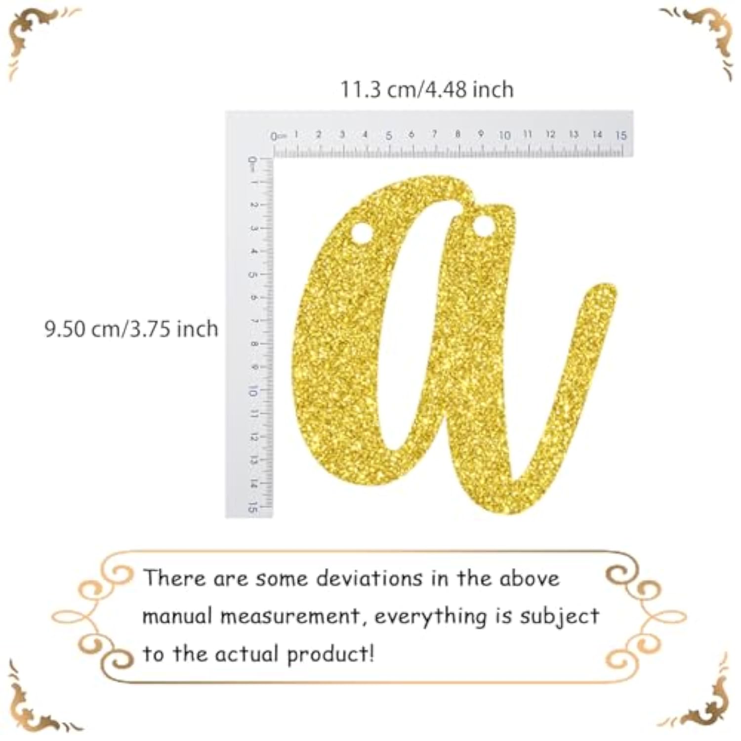 Hello 2026 Happy New Year Banner Gold Glitter Party Decorations