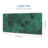 Beach Palm Tree Leaves Gaming Keyboard Mouse Pad Mousepad Desk Mat Huge Extended Xl Rubber Sole For Home Office 31.5"X 11.8"