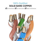 Cat6 Shielded Ethernet Cable, 500Ft, Ftp (Overall Foil Shield), 23Awg Solid Ba