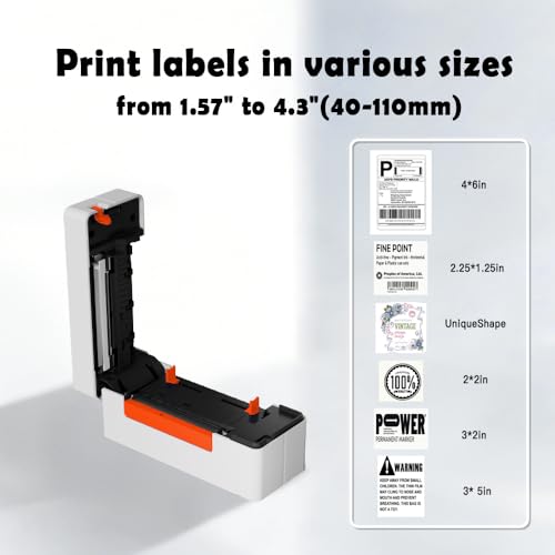 A81-Pro 4X6 Wireless Bluetooth Thermal Shipping Label Printer,Portabel Label Printer Maker For Fast Ecommerce Shipping, Compatible With , Ebay Ios/Android/Windows Etc