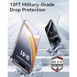 Raptic 9H+ Glass For Phone 17 Pro Max Screen Protector (12Ft Military Grade Shatterproof), Auto-Alignment Kits, Hd Clear, Bubble Free Full Edge Coverage Tempered Glass, 2 Pack