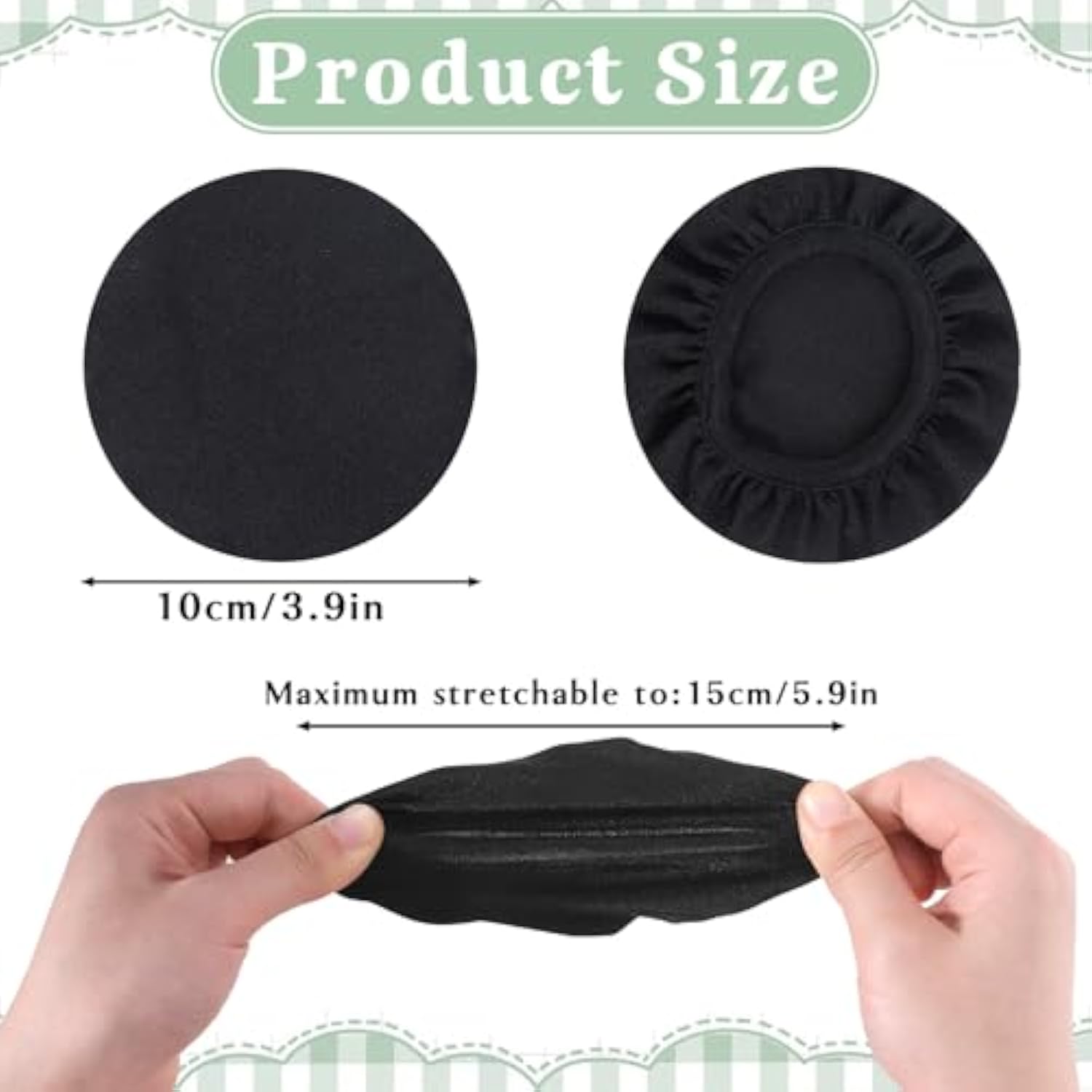 4Pcs Headphone Ear Covers, Reusable Headset Ear Cushions Washable Stretchable Earpad Cover Protectors For Gym Training Aviation Racing Gaming Over The Ears Headphones