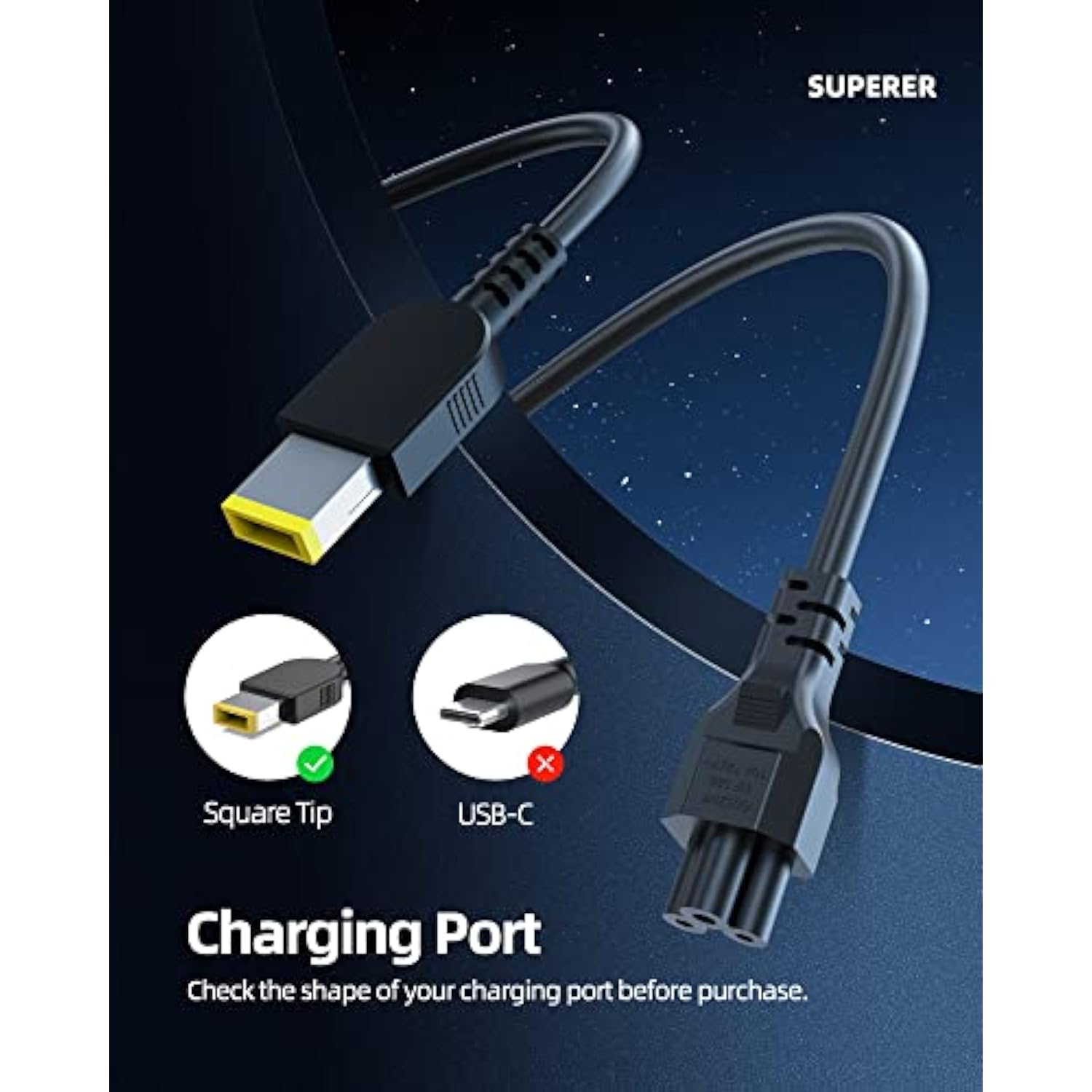 135W Ac Charger Fit For Lenovo Ideapad Gaming 3 3-15Imh05 3-15Arh05 3-15Ach6 1