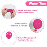 Pink And Black Balloons, 12 Inch Pink Black Balloons, Hot Pink White Pastel Confetti Latex Balloon For Girls Birthday Baby Shower Wedding Bridal Shower Party Decorations