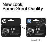 936 Black Ink Cartridge | Works With Officejet 9120, Officejet Pro 9110, 9120, 9130 Series, Wide Format 9730 | Eligible For Instant Ink | 4S6V2Ln