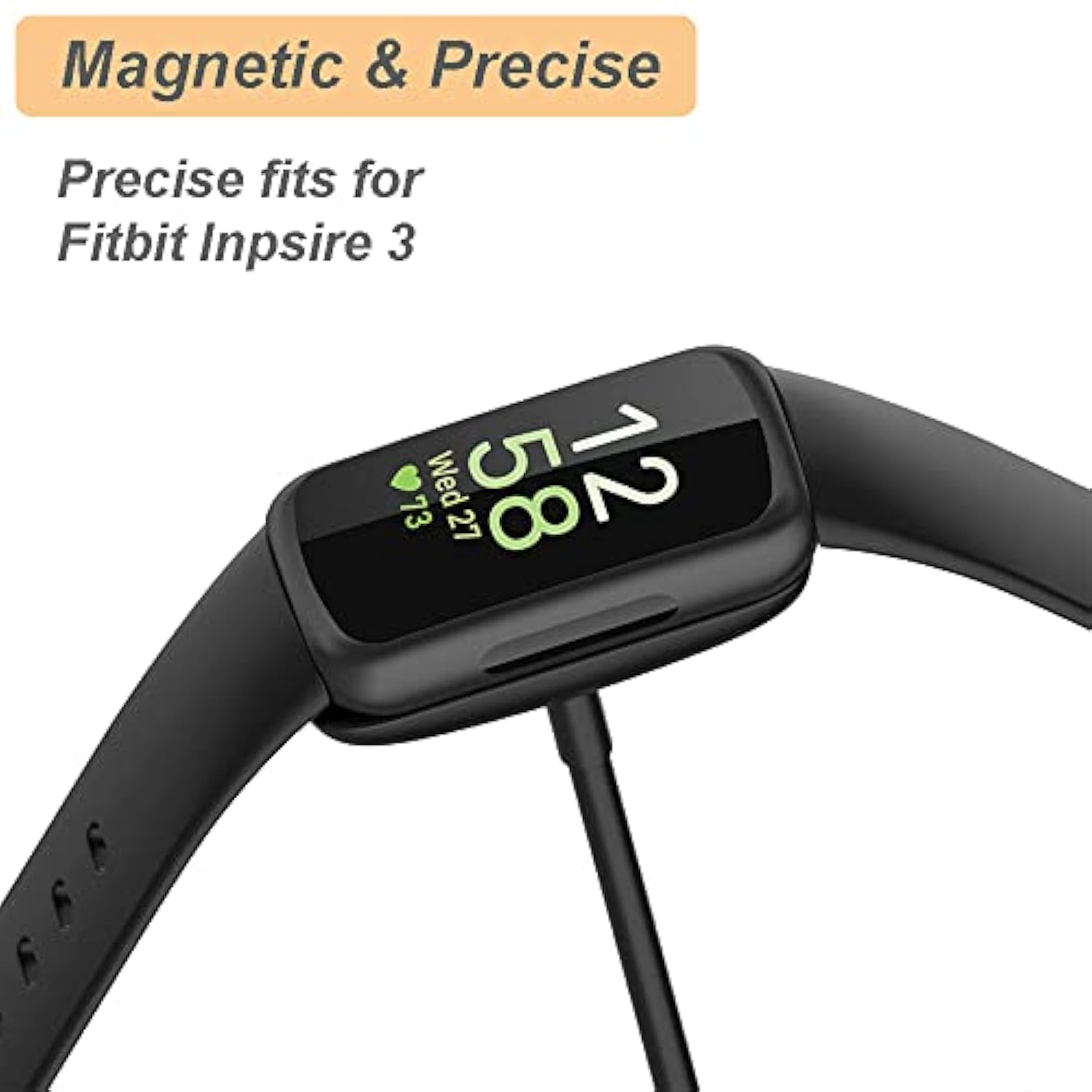 Charger For Fitbit Inspire 3, Replacement Usb Charging Cable For Fitbit Inspire 3 (3.3Ft/1M) (1)