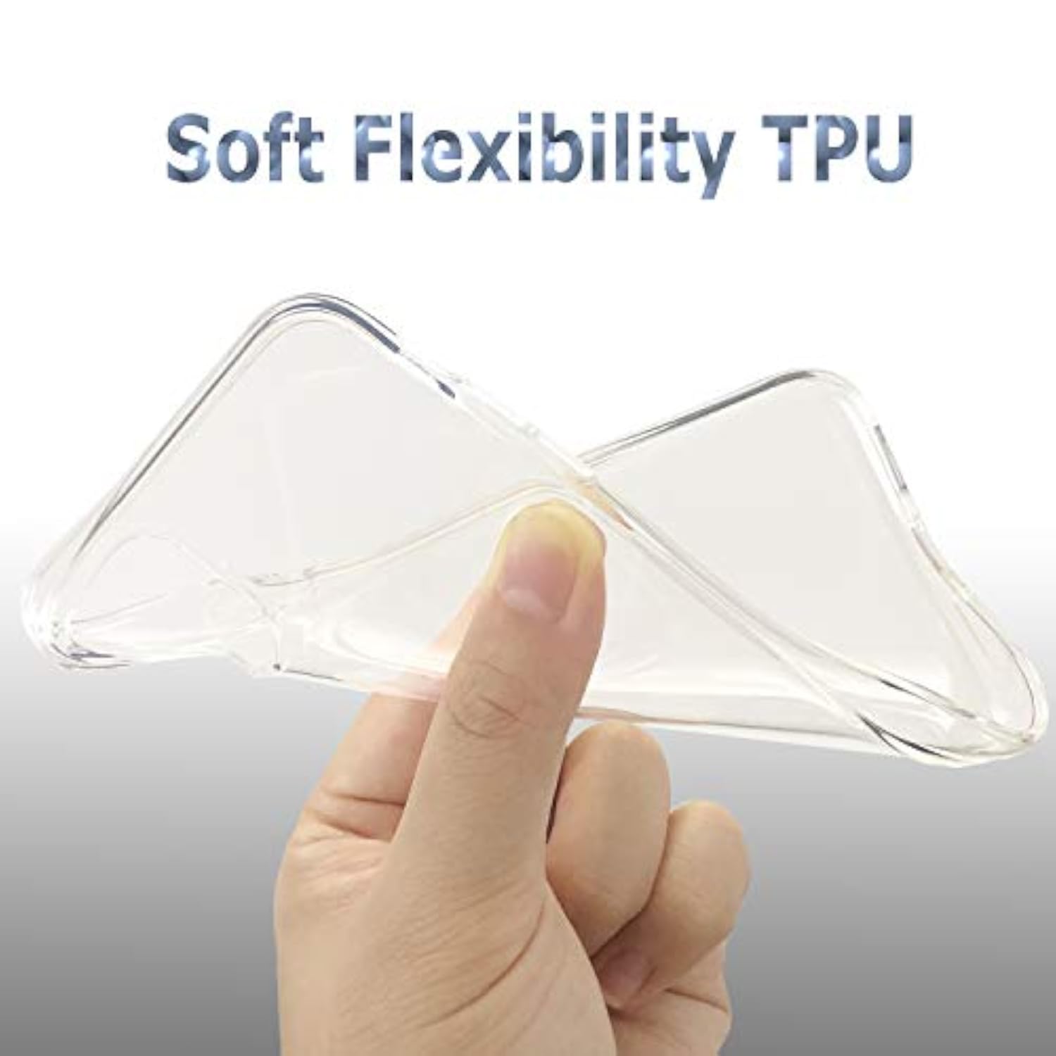 Clear Shockproof Phone Case Compatible with iPhone 11 6.1 Inch Slim Protective Bumper Cover