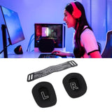 Ear Pads With Headband Straps For G733 G335, Noise Isolation Ear Pads Cushions Headband Replacement, Comfortable Memory Foam Headband Kit For Gaming Headset (3Gtxzysdgb-11)