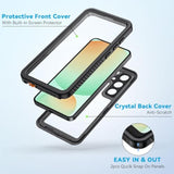 Samsung Galaxy S24 FE Waterproof Heavy Duty Case with Built-In Screen Protector