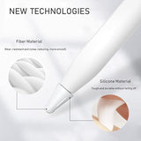 Cover For Apple Pencil Tip, Noise Reduction Silicone Nib Cap Accessories For Apple Pencil 2Nd Generation Tips And 1St Gen Suitable Paper-Like Screen Protector(6 Pcs,6 Colors)
