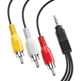 Av Cable,Camcorder Av Cable, 3.5Mm To Rca Camcorder Handycam Av Audio Video Ou