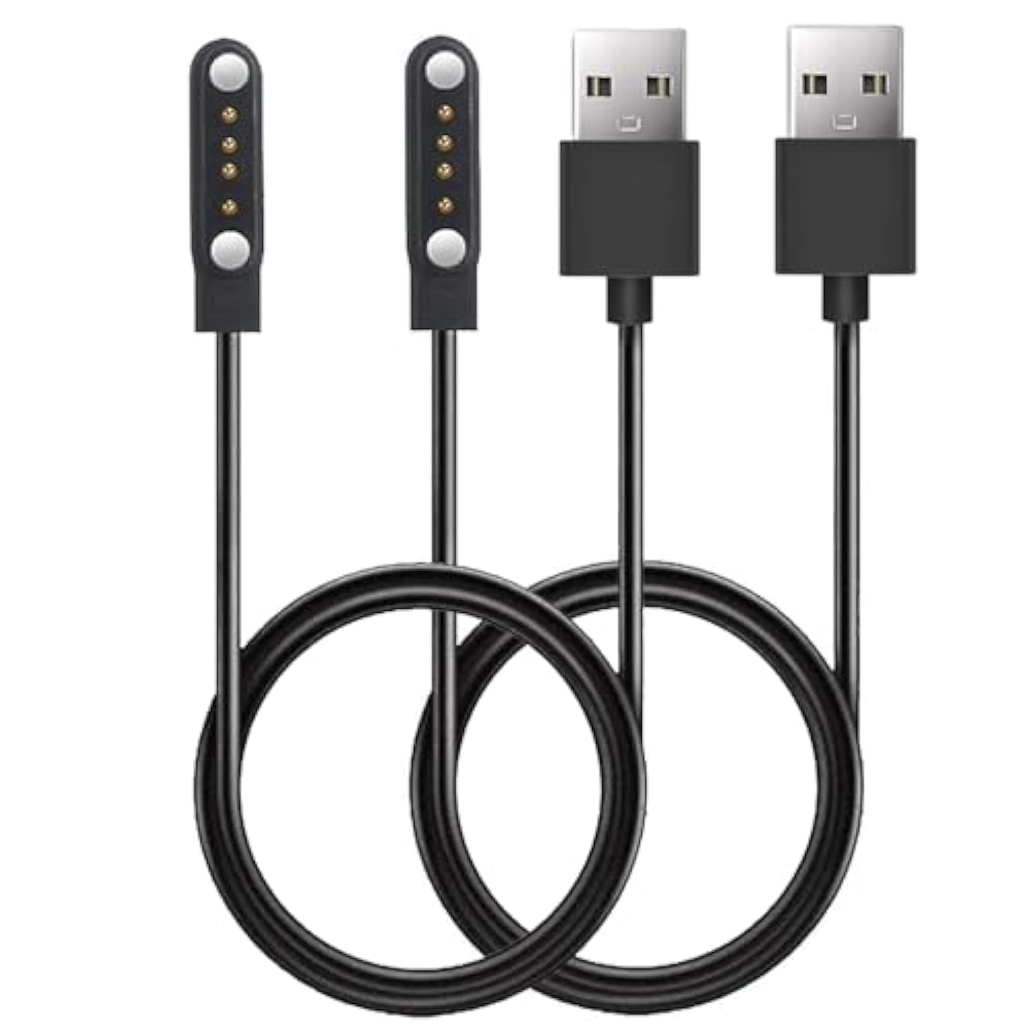 Charger Cable For Angelsense Personal Gps Tracker, Replacement Usb Charging Cable Cord, 4Pin Magnetic High Speed Charger For Angelsense Personal Gps Tracker