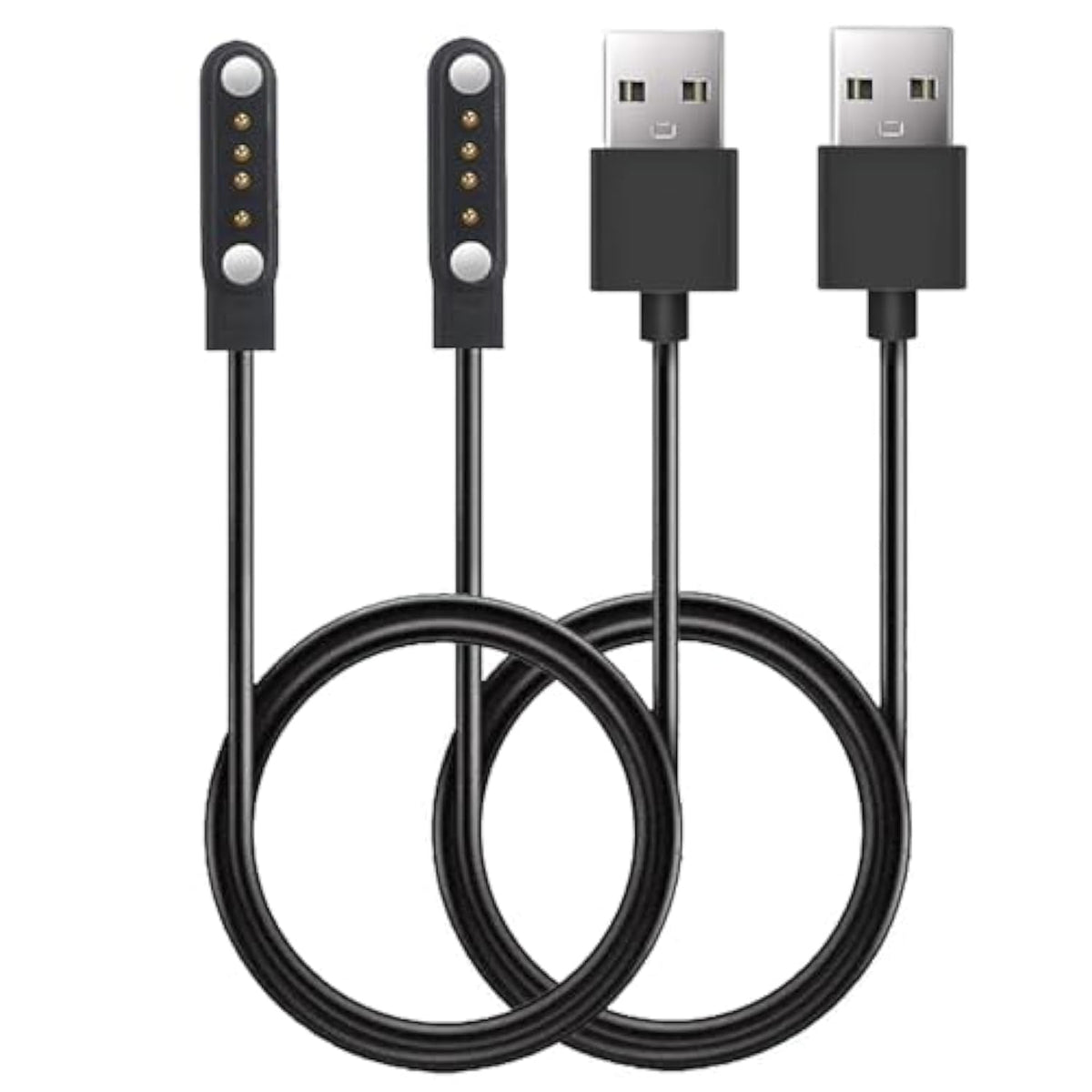 Charger Cable For Angelsense Personal Gps Tracker, Replacement Usb Charging Cable Cord, 4Pin Magnetic High Speed Charger For Angelsense Personal Gps Tracker