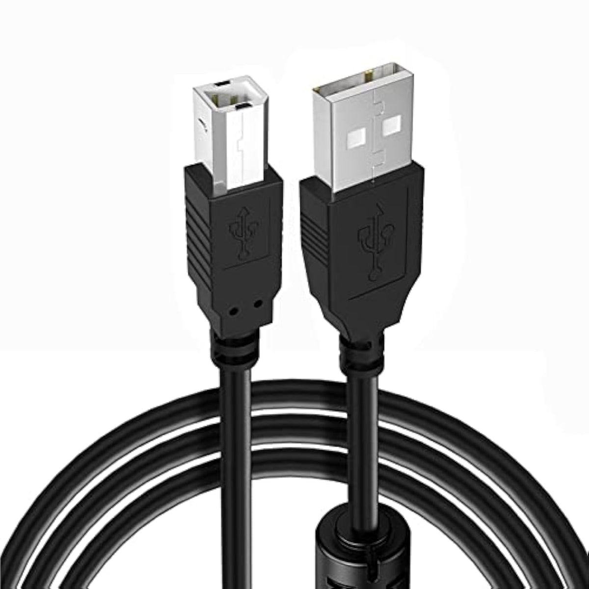 8125E Printer Cable Usb 2.0 Cord For Hp Officejet Pro 8125E, 9125E, 8139E, 9135E, 9730E, 8135E, 8015E, 9015E, For Hp Deskjet 2855E, 2827E, 4255E, 4155E, 4227E, 2755, 4158 Printer (10 Ft)