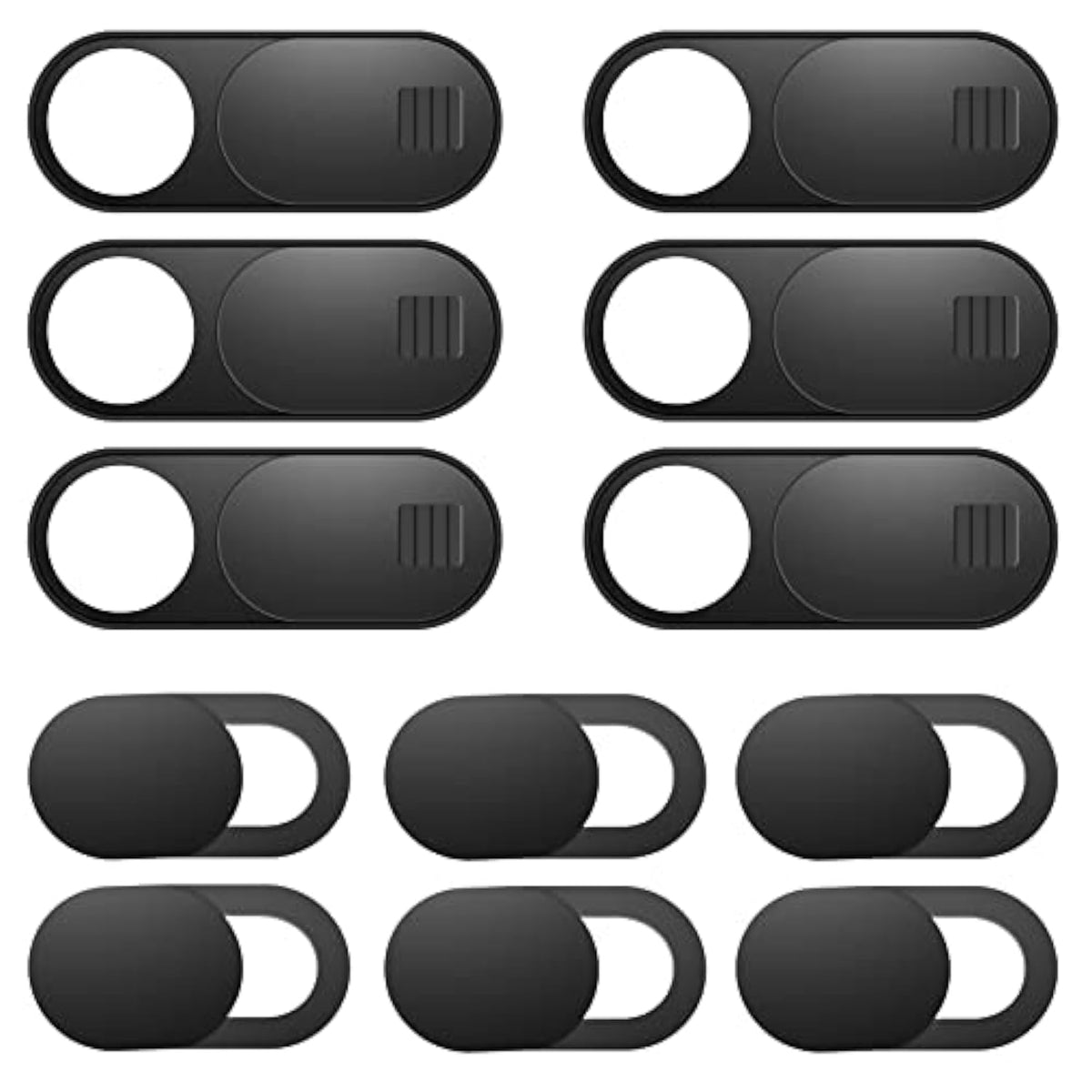 Ultra-Thin Webcam Camera Cover Slider 12 Pack for Laptop Phone Privacy