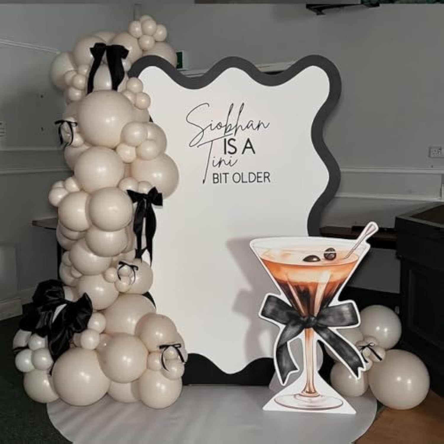 Double-Stuff Pearl White Sand Balloon Garland Arch Kit, 132Pcs 18/10/5 Inch Balloons With Metallic Gold For Wedding, Bridal, Baby Shower, Birthday, Anniversary Parties