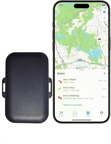 10 Or 1 Year Long Life Battery Gps Tracker, Find Car In Parking Lot, No Subscription For Vehicles Car Ebike Truck Luggage School Bag Asset(10 Year, Android)