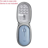 Travel Case For Logitech Pebble M350 / Logitech Pebble Mouse 2 M350S Portable Wireless Mouse (Blue)