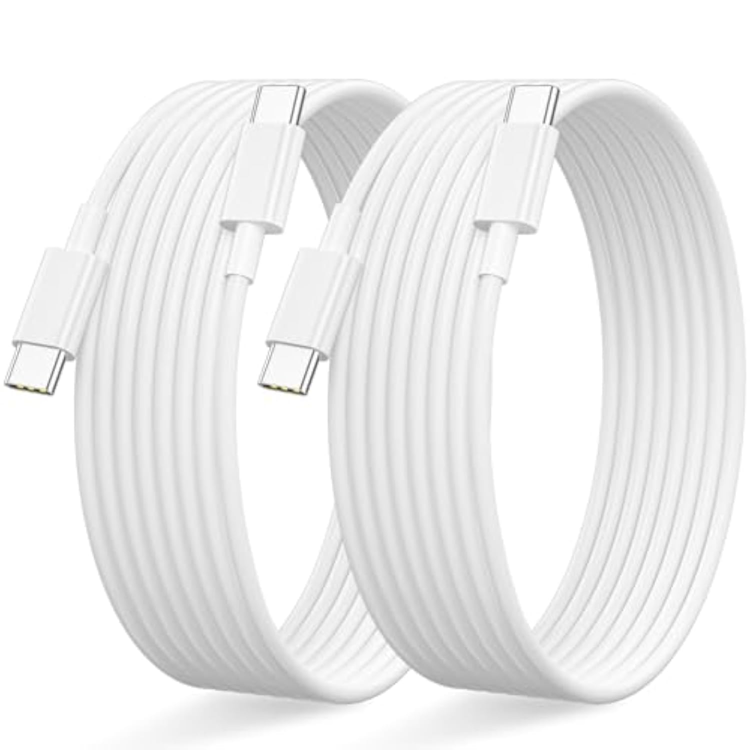 2Pack 6Ft For Google Pixel Charger Cable Usb C To C Fast Charging Cable Pd 45W For Pixel 10 9 Pro Xl 9A Fold 8A 8 Pro 7A,Type C Charger Cord For Iphone 16 17 Pro Max Samsung S25 S24 Ultra A16,White
