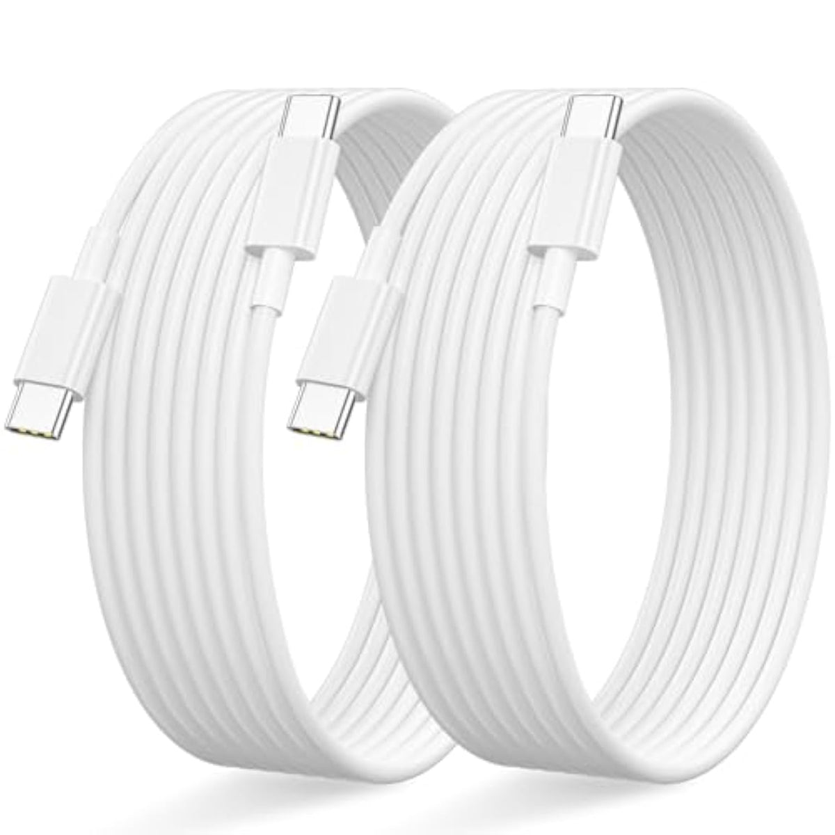 2Pack 6Ft For Google Pixel Charger Cable Usb C To C Fast Charging Cable Pd 45W For Pixel 10 9 Pro Xl 9A Fold 8A 8 Pro 7A,Type C Charger Cord For Iphone 16 17 Pro Max Samsung S25 S24 Ultra A16,White