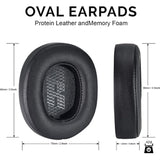 Replacement Ear Pads Compatible With Jbl Live 500Bt Wireless Headphones Made Of Soft Protein Leather And Memory Foam Replacement Ear Pads For Repair Accessories (Black)