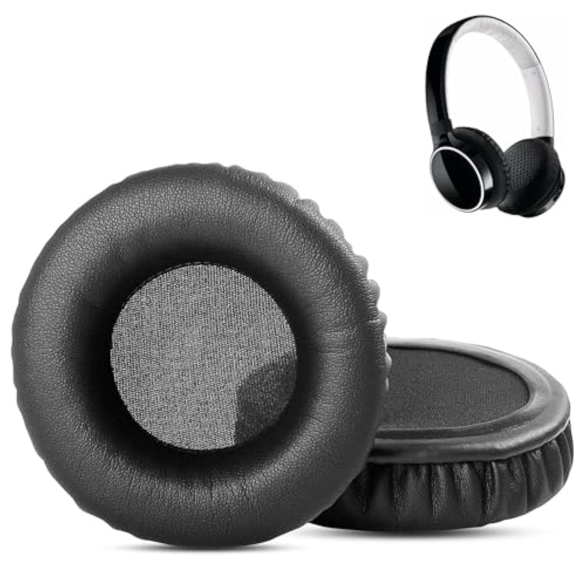 Professional Replacement Earpads Cushion Compatible With Philips Shb9100 Shb9000 Shb-9100 Shb-9000 Headphones Ear Pads With Skin-Friendly Leather And Memory Foam