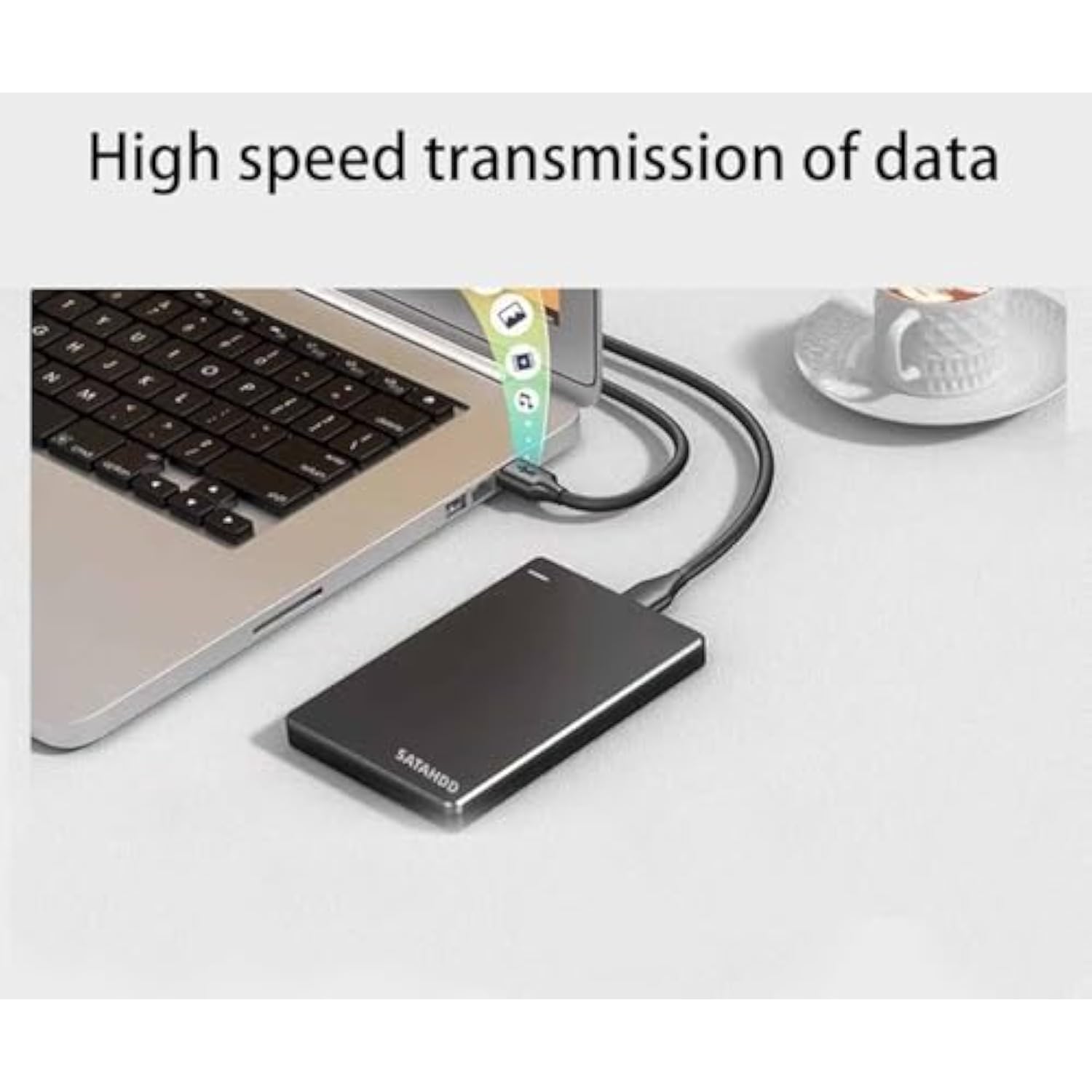 Usb 3.0 A To Micro B Cable,External Hard Drive Cord Compatible For Seagate,Wd,Toshiba,Westgate,Samsung Galaxy S5,Note 3,(1 Meter,Black),High Speed Data Transmission