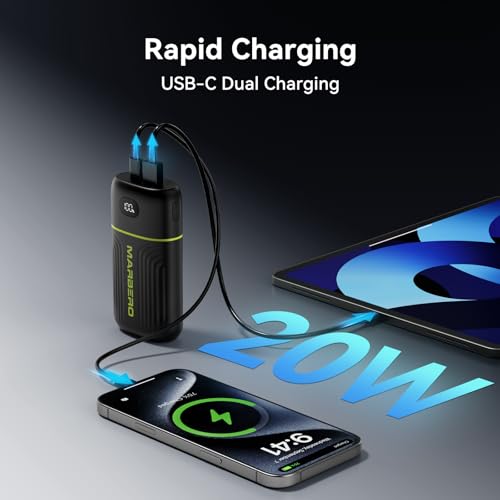 Portable Charger 10000mAh Mini Power Bank USB C in&out Fast Charging Battery Pack Compact External Phone Powerbank Compatible with iPhone 16 15 14 13