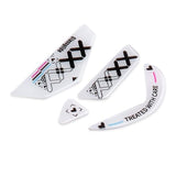 Rounded Curved Edges Ultra Strong Glass Mouse Feet Pads Skates Compatible For Logi G502 Rgb/Hero Wired Mouse (White)
