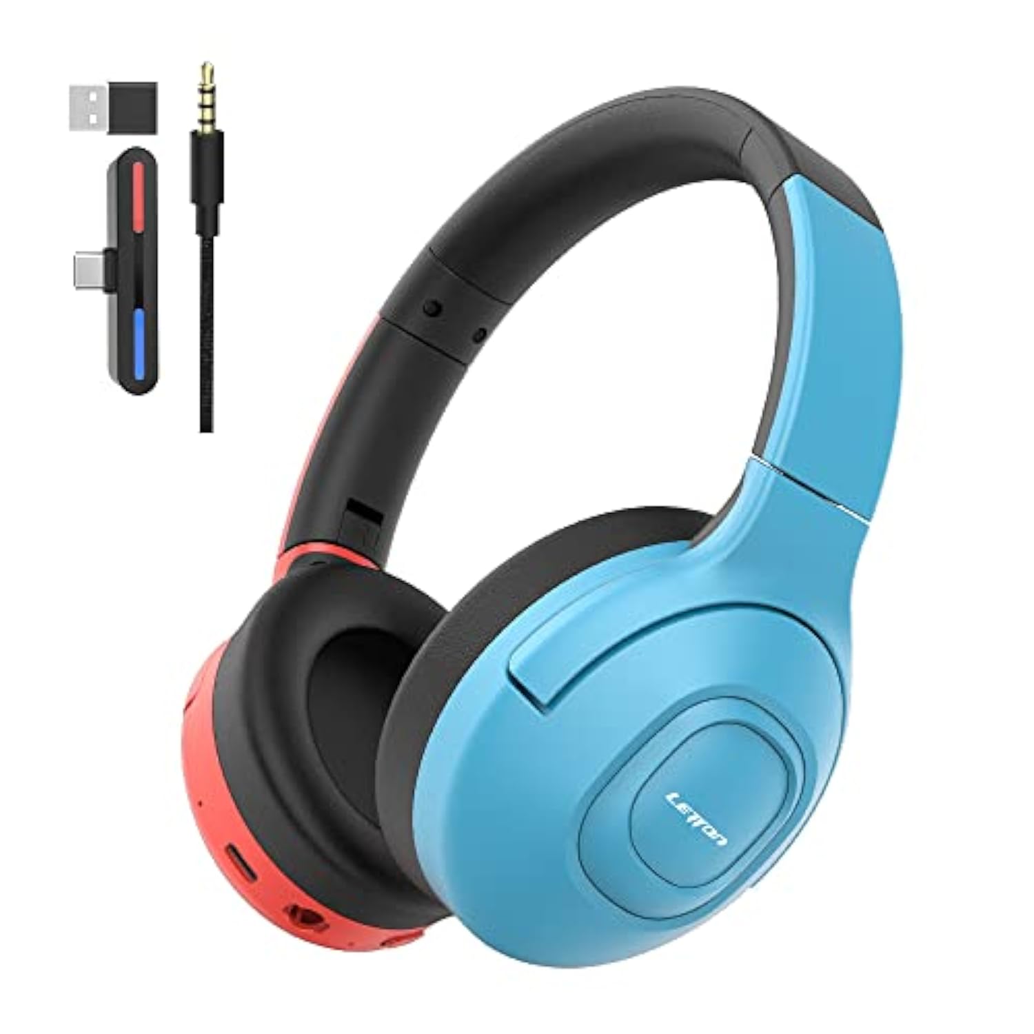 Wireless Nintendo Switch Headset With Mic,2.4Ghz Wireless Gaming Headphones - 7.1 Surround Sound Bluetooth Headphone With Ai Noise Cancellation Microphone For Pc Computer Laptop Xbox Ps4 Ps5