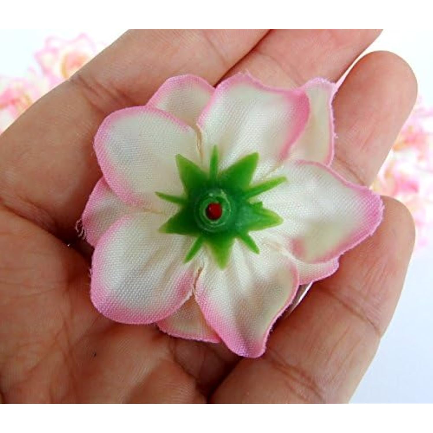 24 Silk Neon Roses Flower Head - 1.75" - Colorful Candy Artificial Flowers Heads Fabric Floral Supplies For Wedding Flowers Accessories Diy Make Bridal Hair Clips Headbands By You.