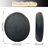 Replacement Earpads For Jabra Evolve2 65 (65Ms 65Uc Usb)/Evolve2 40 (40Uc 40Ms Usb)/Elite 45H On-Ear Wireless Headset, Headphone Ear Pads Cushions With Softer Protein Leather