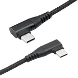 Right Angle Usb C To Usb C Cable 1M/3Ft, 90 Degree 60W Pd Type C Fast Charging