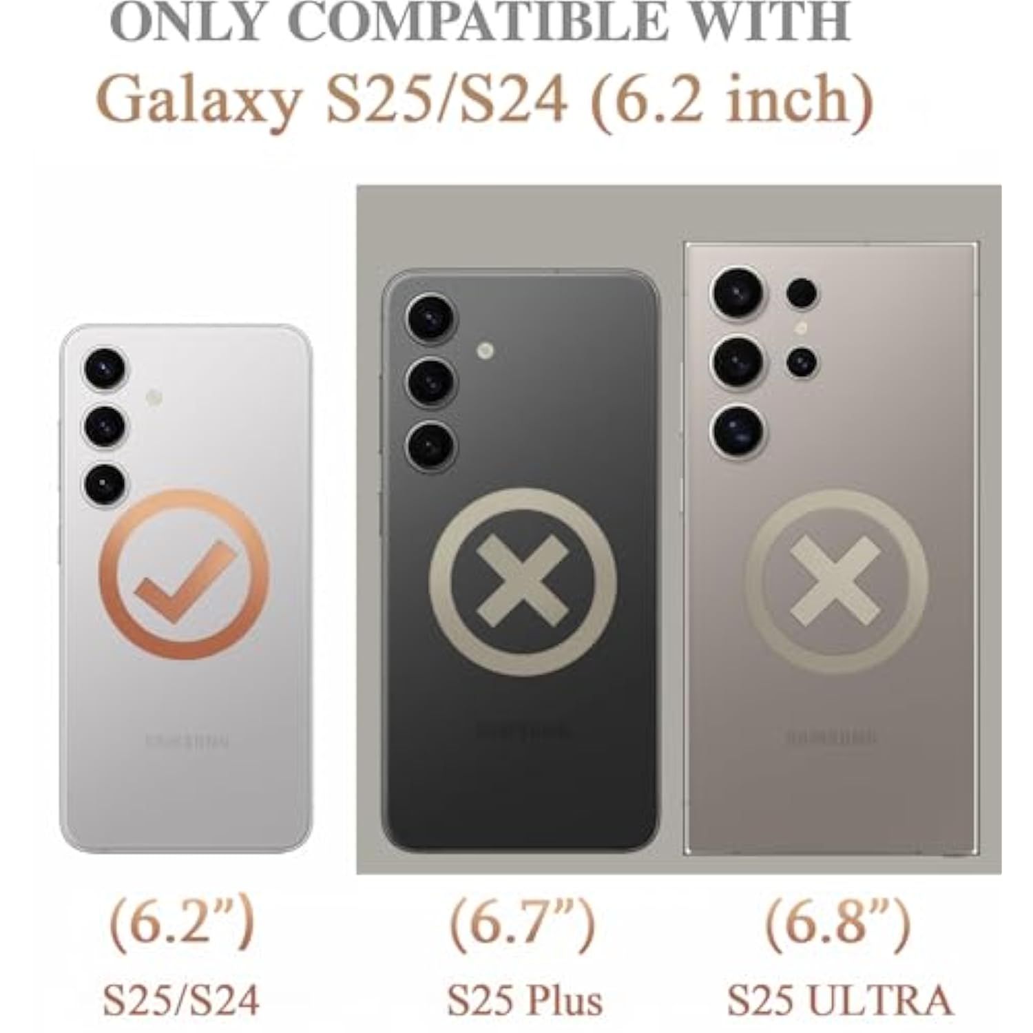 Case For Samsung Galaxy S25 6.2-Inch With Slide Camera Cover+Screen Protector (1 Pack), Rotated Ring Kickstand Military Grade Shockproof Protective Cover-Green