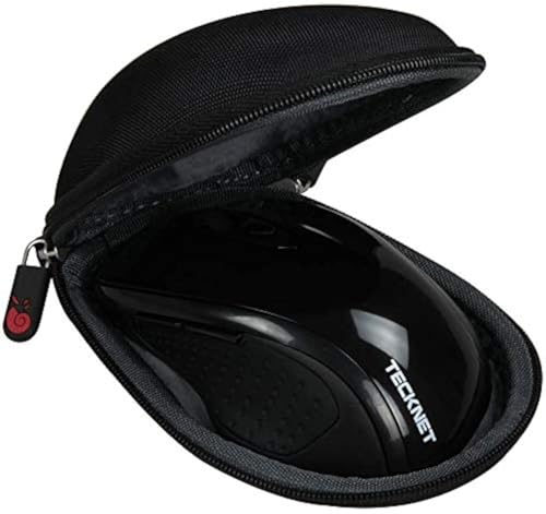 Hard Travel Case For Tecknet Pro 2.4G / Tecknet 2600Dpi Bluetooth Wireless Mouse (Black)