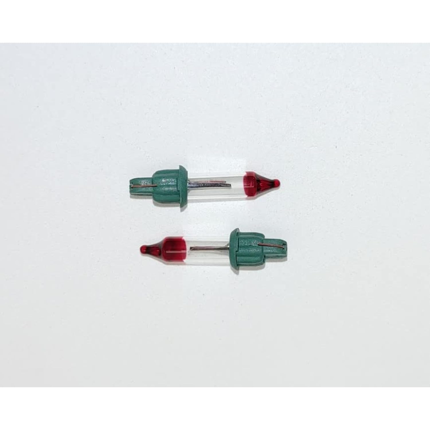 2 Style A Flashers, Mini Bulb 2.5 Volt V .425 Watt W Clear Glass Incandescent Indoor Outdoor Bulbs Christmas Tree Lights