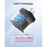 Usb C Charger Block, 30W Usb C Charger Fast Charging, Dual-Port Compact With Foldable Plug, Compatible With 16/16 Pro/15/15 Plus/15 Pro/15 Pro Max/14/13/12/11