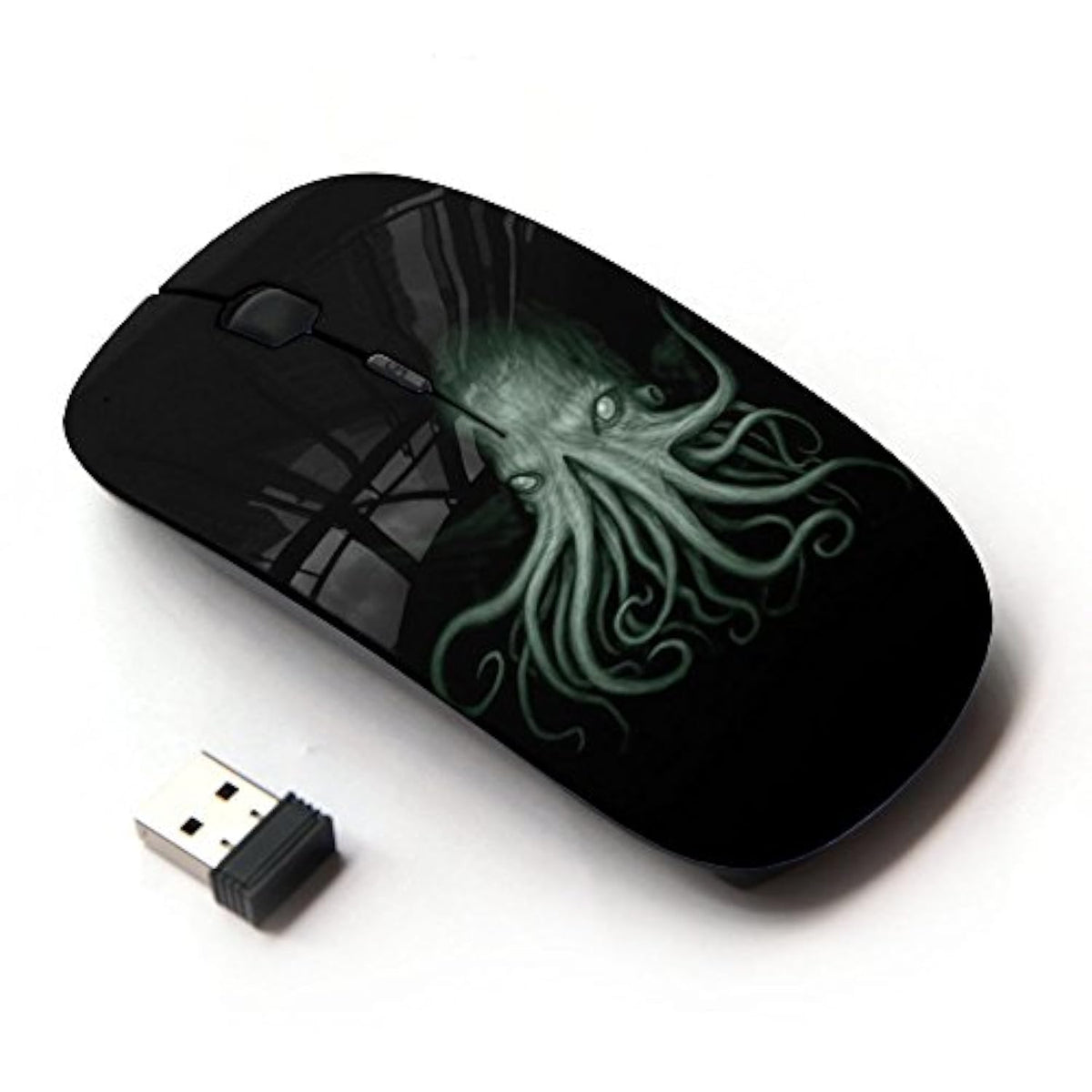 [ Optical 2.4G Wireless Mouse [ Octopus Kraken Sea Ocean Creature Legs Art ]