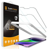 (2 Pack) Designed For Iphone 16E, 14, 13, 13 Pro (6.1 Inch) Tempered Glass Screen Protector With (Easy Installation Tray) Anti Scratch, Bubble Free