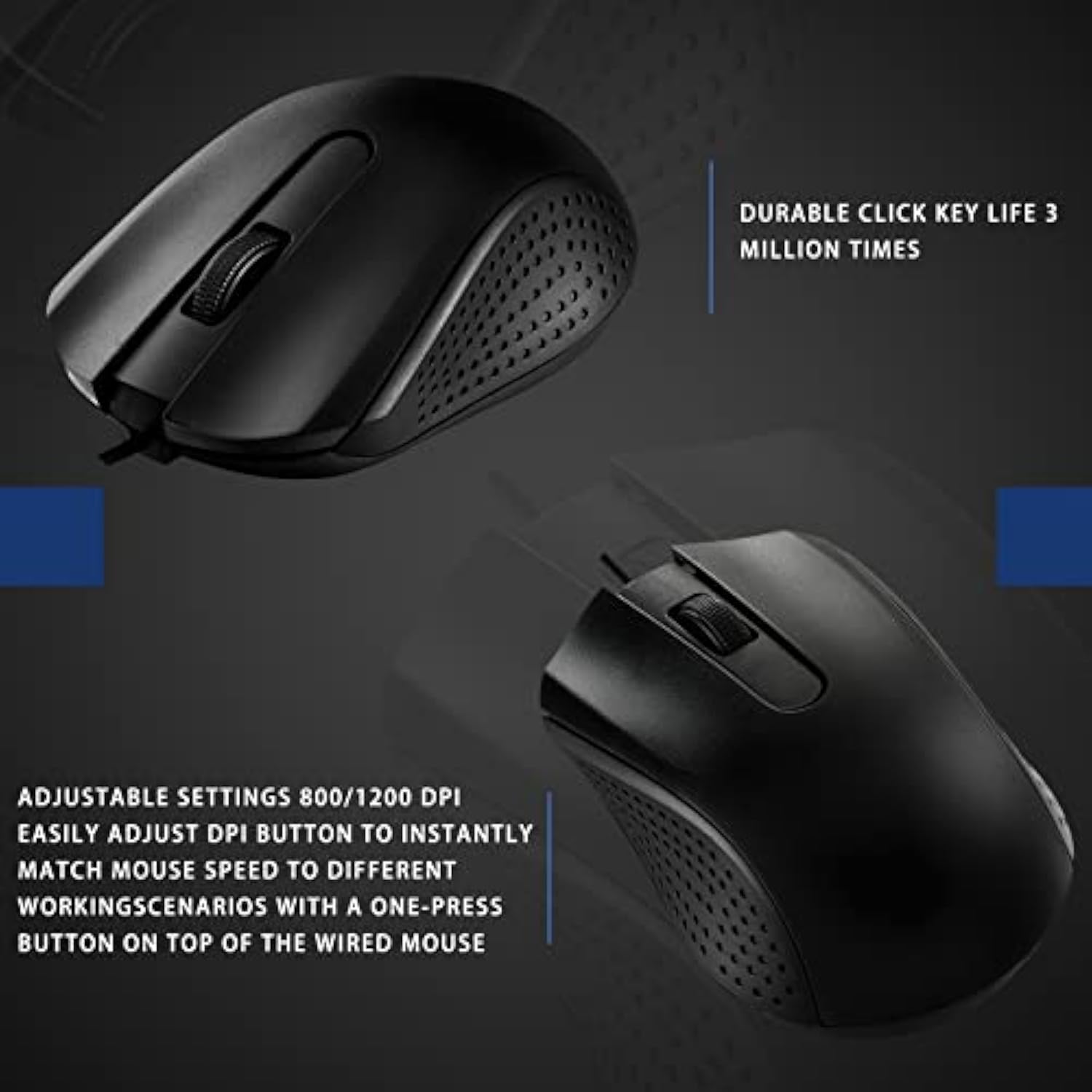 30 Pcs Usb Wired Mouse Computer 3 Button Mice Bulk Corded Usb Mouse For Pc Des