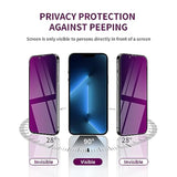 2 Pack Privacy Screen Protector For Iphone 14 Pro Max Tempered Glass For 14 Promax 6.7Inch Private Saver Anti-Spy Anti-Blue Light Eye Protection Anti-Scratch Full Coverage