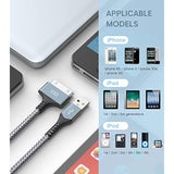 Usb To 30 Pin Charging Cable 3.3Ft 2-Pack, Usb Fast Charging & Sync Data Cable