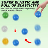 24 Pcs Glitter Bouncy Balls For Kids, 32Mm 6 Colors Rubber Bounce Balls Bulk For Party Favors, Goodie Bag Fillers, Easter Gift Bag Stuffers, Basket Stuffers, Classroom Prizes