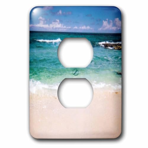 3D Rose Lsp_22274_1"Beautiful Sandy Beach Single Toggle Switch