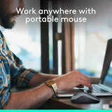 M185 Wireless Mouse, 2.4Ghz With Usb Mini Receiver, 12-Month Battery Life, 1000 Dpi Optical Tracking, Ambidextrous Pc/Mac/Laptop - Swift Grey
