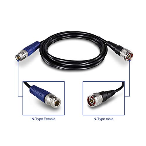 N-Type Male To N-Type Female Antenna Cable - 2M (6.5 Ft.), Tew-L402