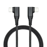 Right Angle Usb C To Usb C Cable 1M/3Ft, 90 Degree 60W Pd Type C Fast Charging