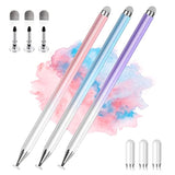 3 Pack 2-in-1 Stylus Pens for Touch Screens, Universal for iPad, iPhone, Android