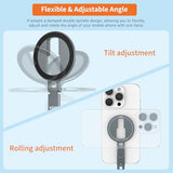 VRIG Phone Tripod Holder Mount for MagSafe,Aluminum Tripod Mount Adapter with 1/4-20 & Cold Shoe for Video Recording for iPhone 17 16 15 14 13 12 Pro