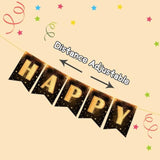 Happy New Year 2026 Banner Pre-Made Party Decorations NYE Supplies